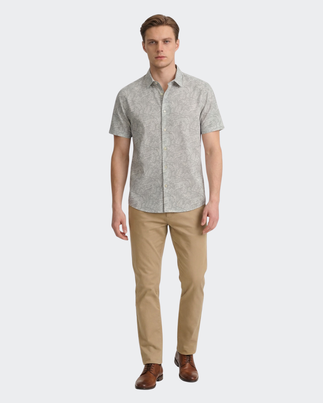 Leopard and Toucan Linen Shirt