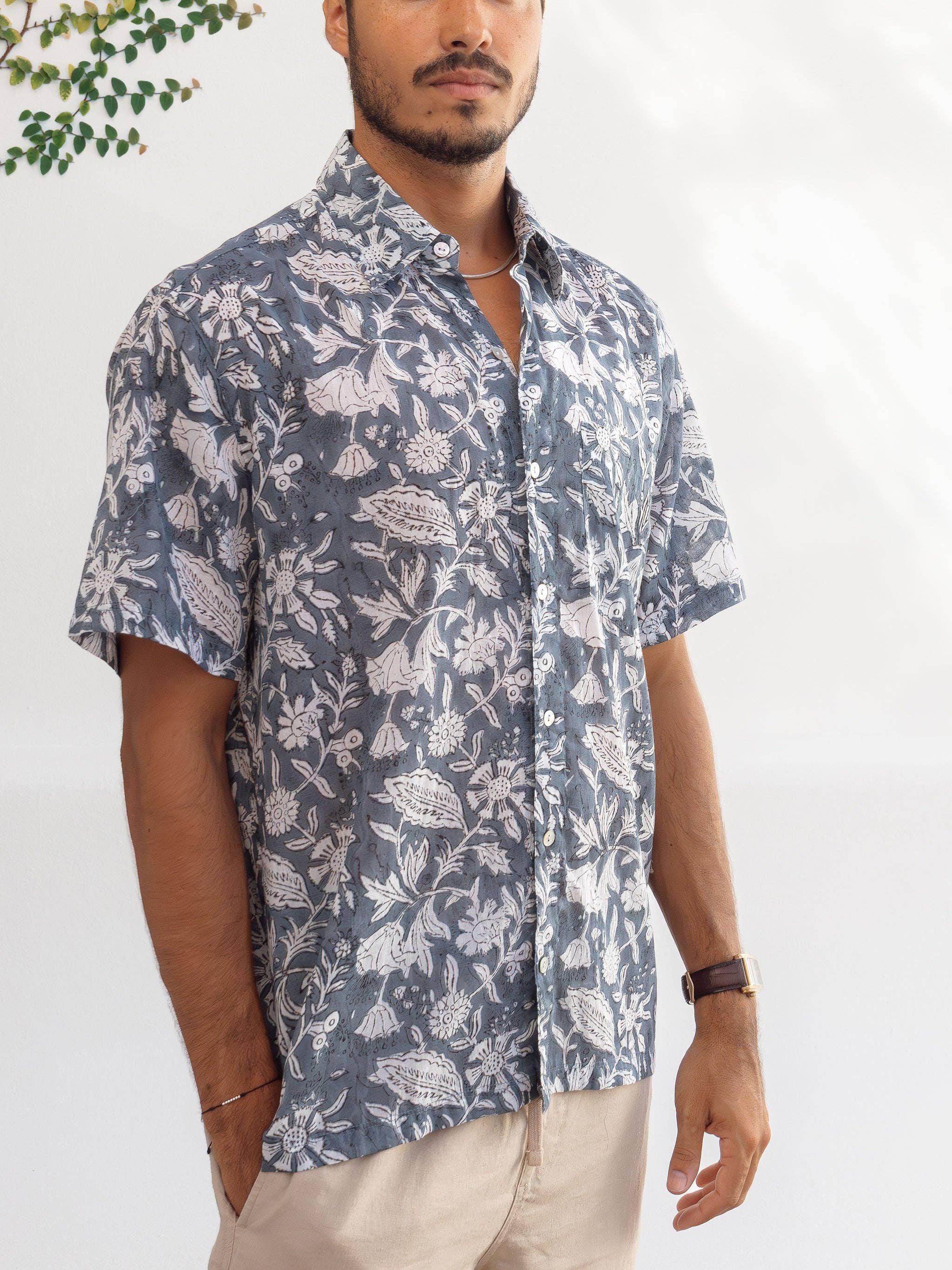 Wildflower Blue Shirt