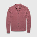 Devoré Knit Shirt - Red Syrah