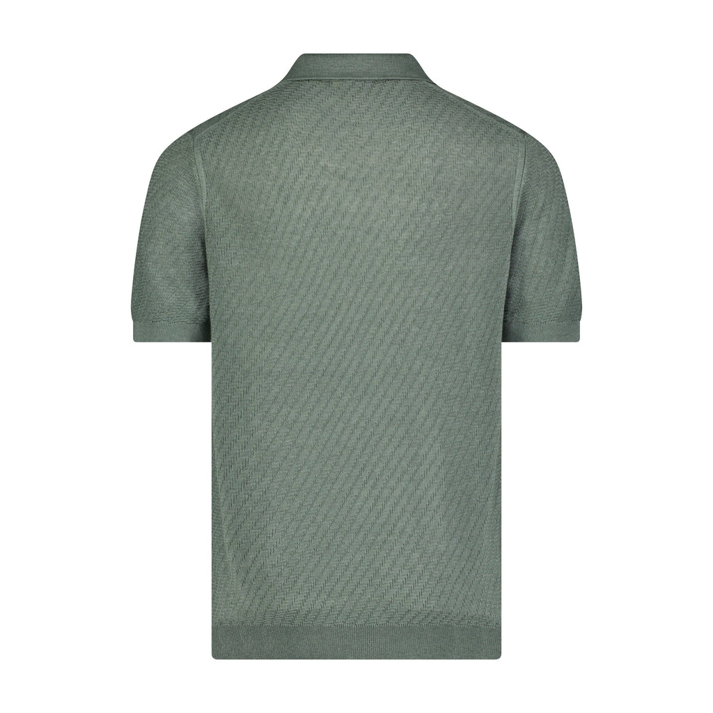 Shade of Sage Herringbone Polo
