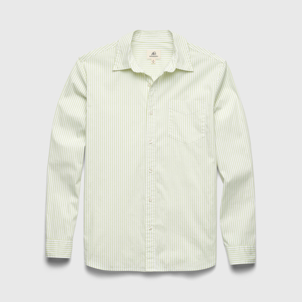 Margarita Green Pinstripe Shirt