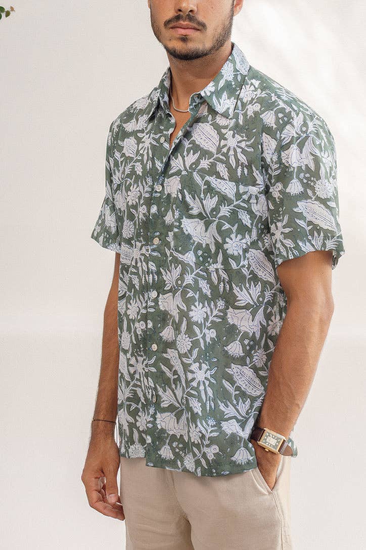 Wildflower Green Shirt