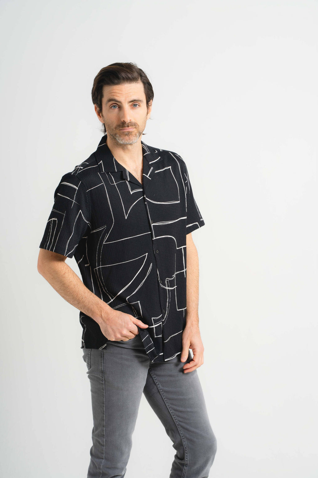 Black Abstraction Shirt