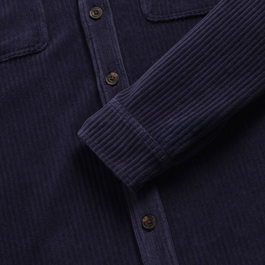 Soft Cord Jacket - Navy