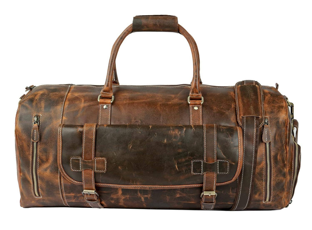Leather Weekender Bag