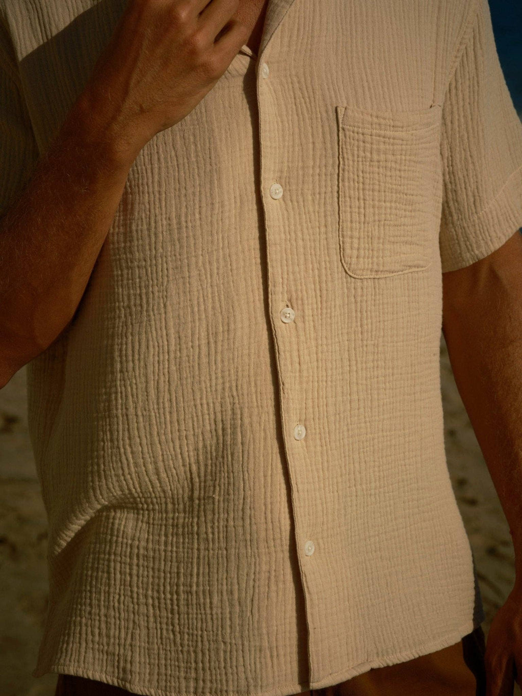 Cosmo Shirt Short Sleeve Shirt - Oat