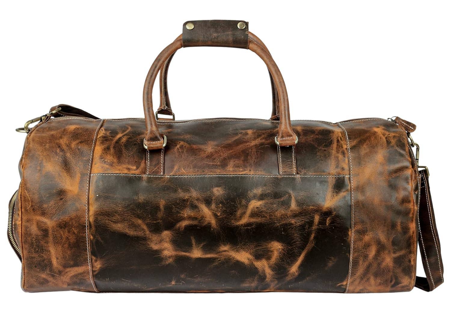 Leather Weekender Bag