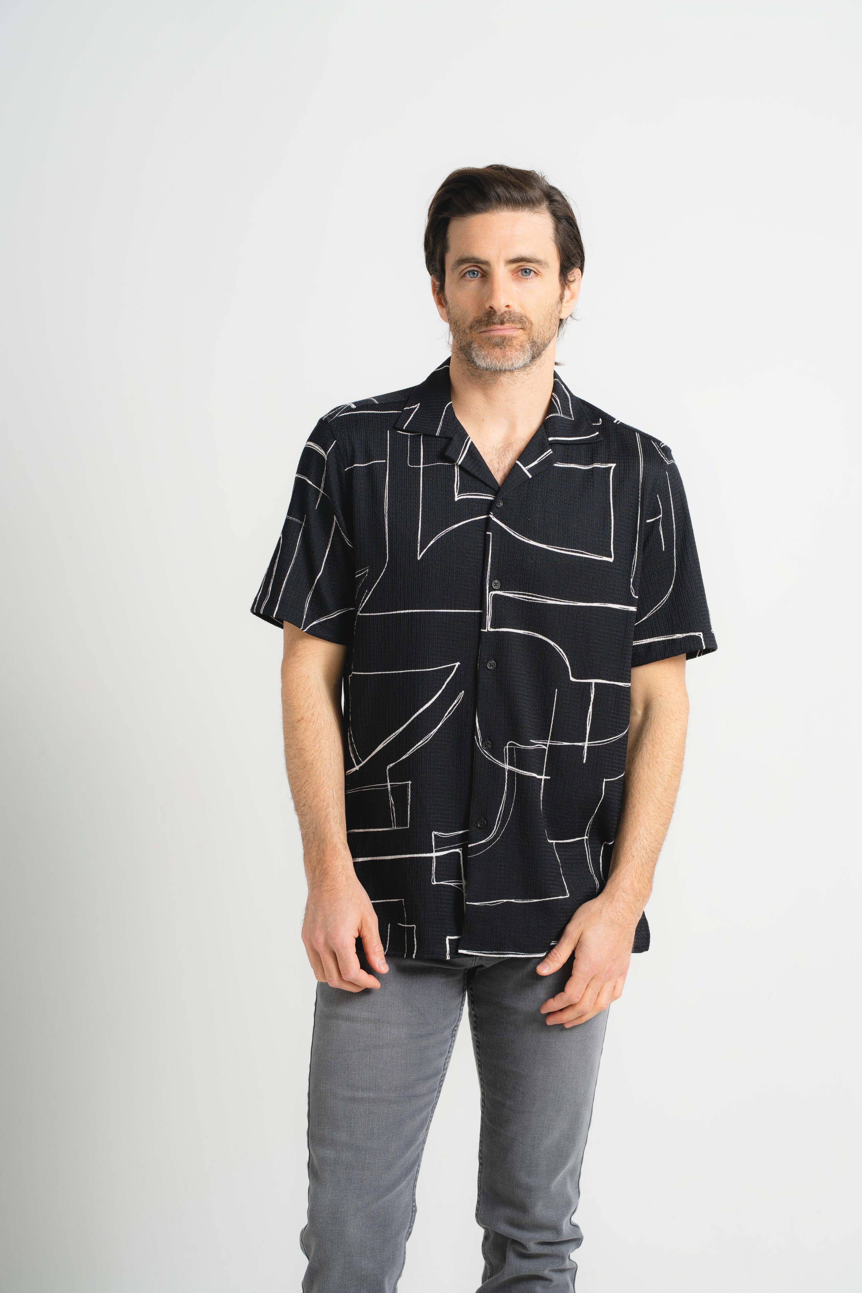 Black Abstraction Shirt