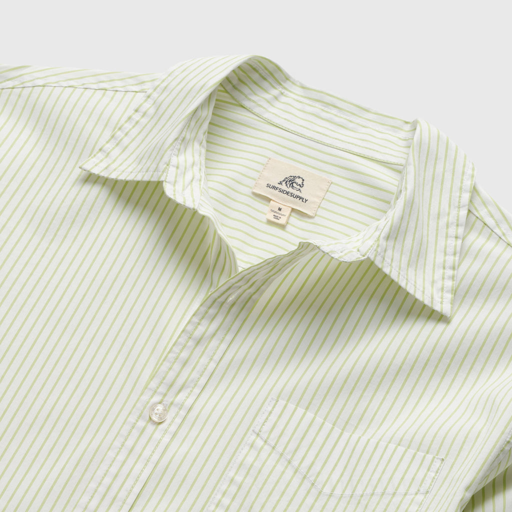 Margarita Green Pinstripe Shirt