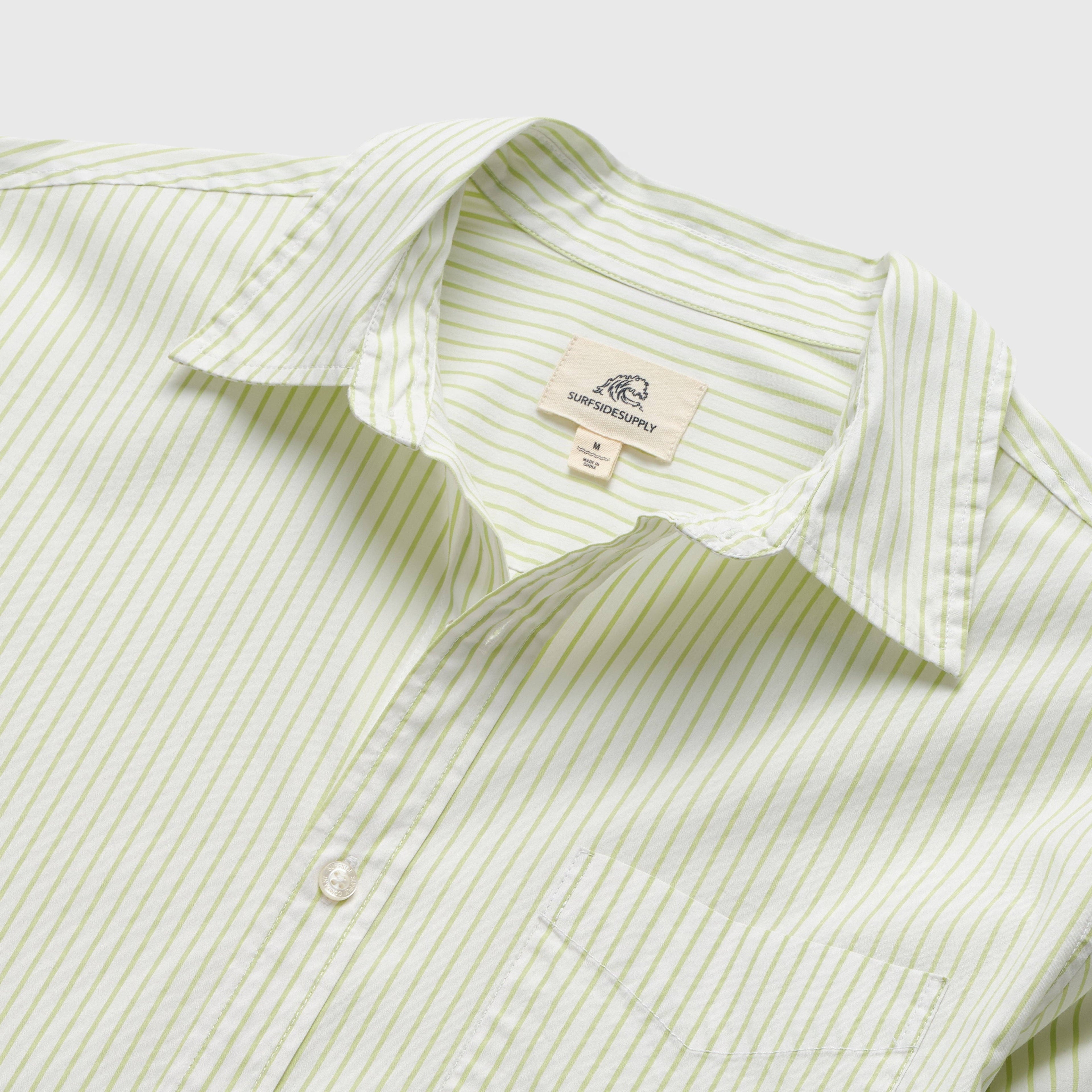 Margarita Green Pinstripe Shirt
