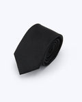 Twill Silk Tie - Black