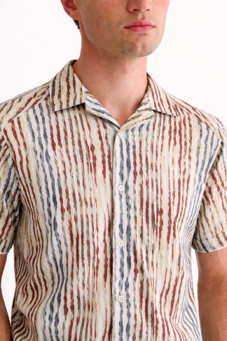 Volant Stripe Shirt