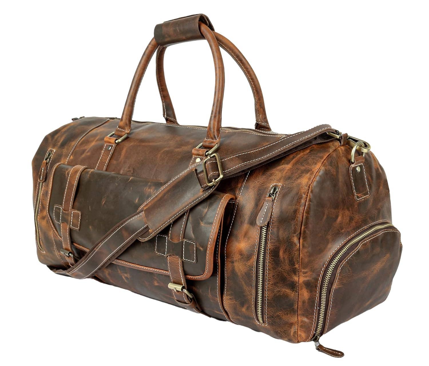 Leather Weekender Bag