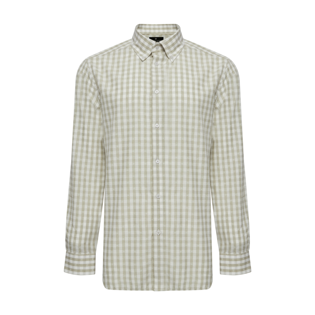 Sand Check Long Sleeve Shirt