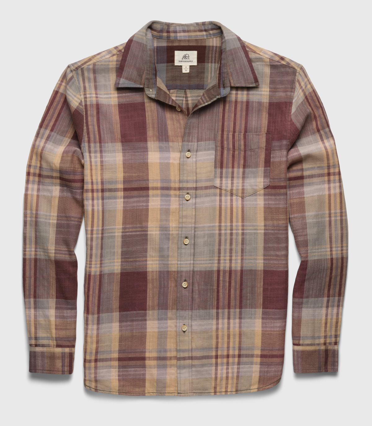 Twill Plaid Shirt - Russet
