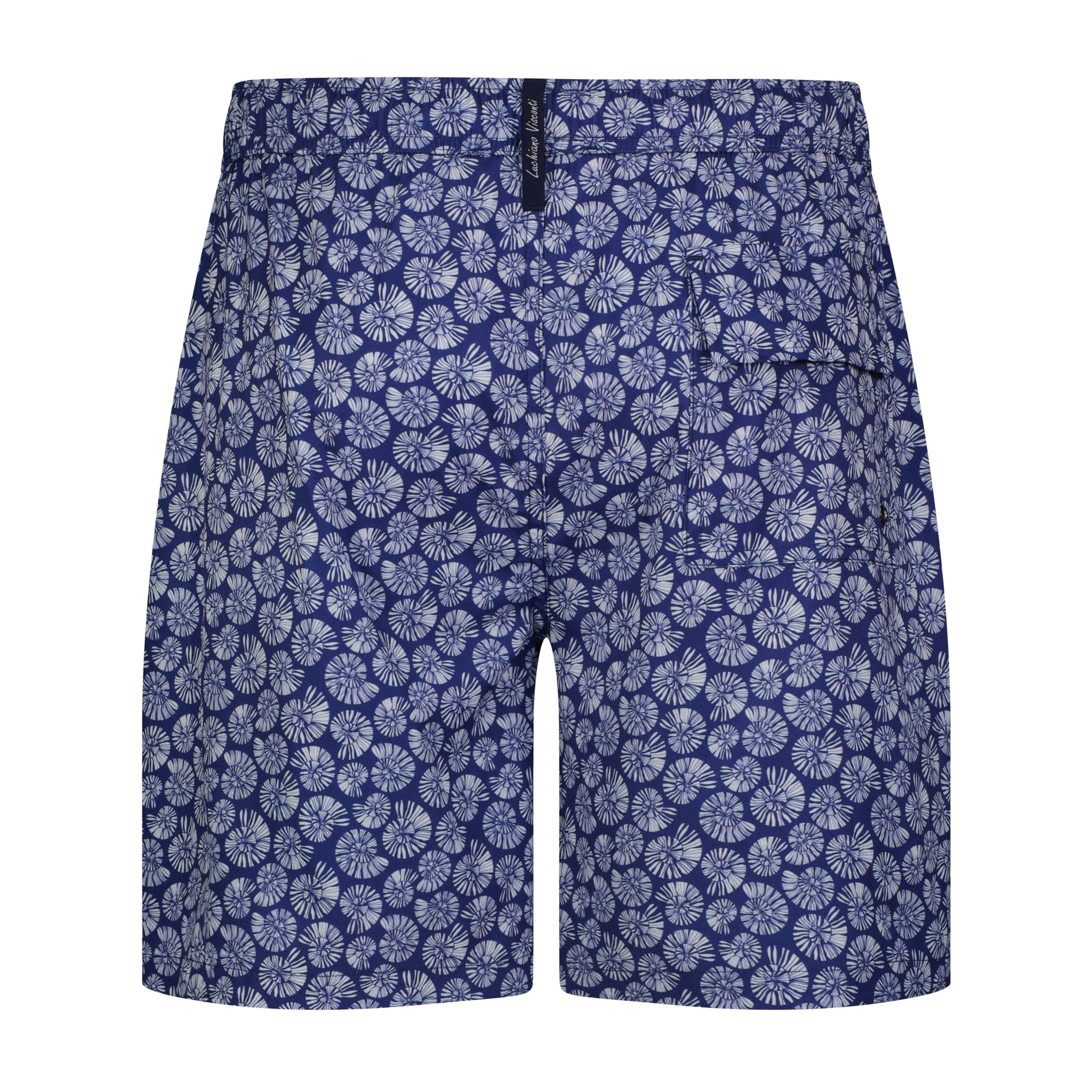 Navy Nautilus Trunks