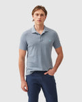 Pique Polo - Steel Blue