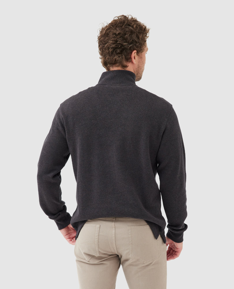 Alton Ave Quarter-Zip - Mud