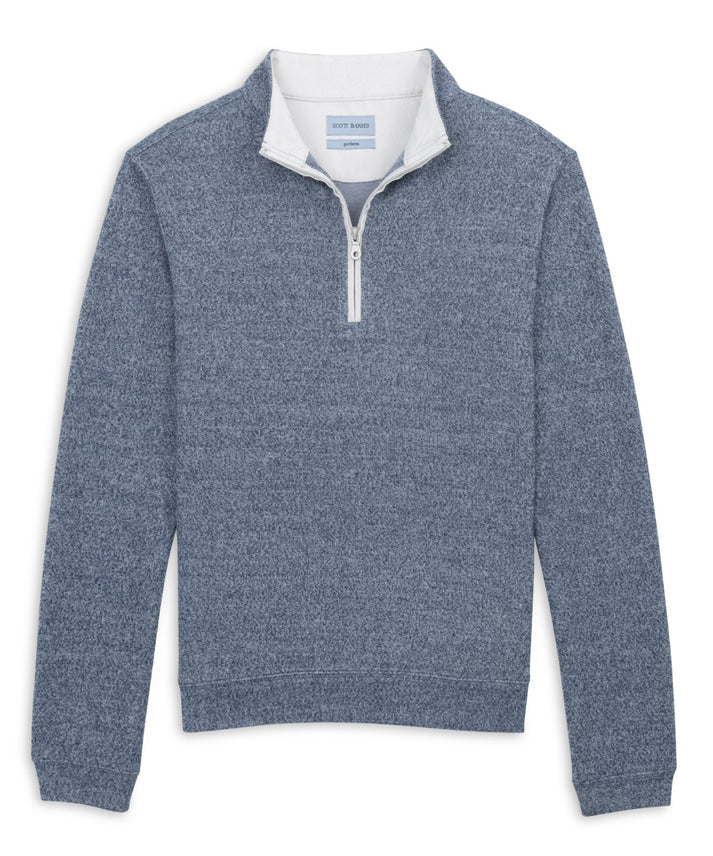 Marled Sweater Knit Quarter-Zip
