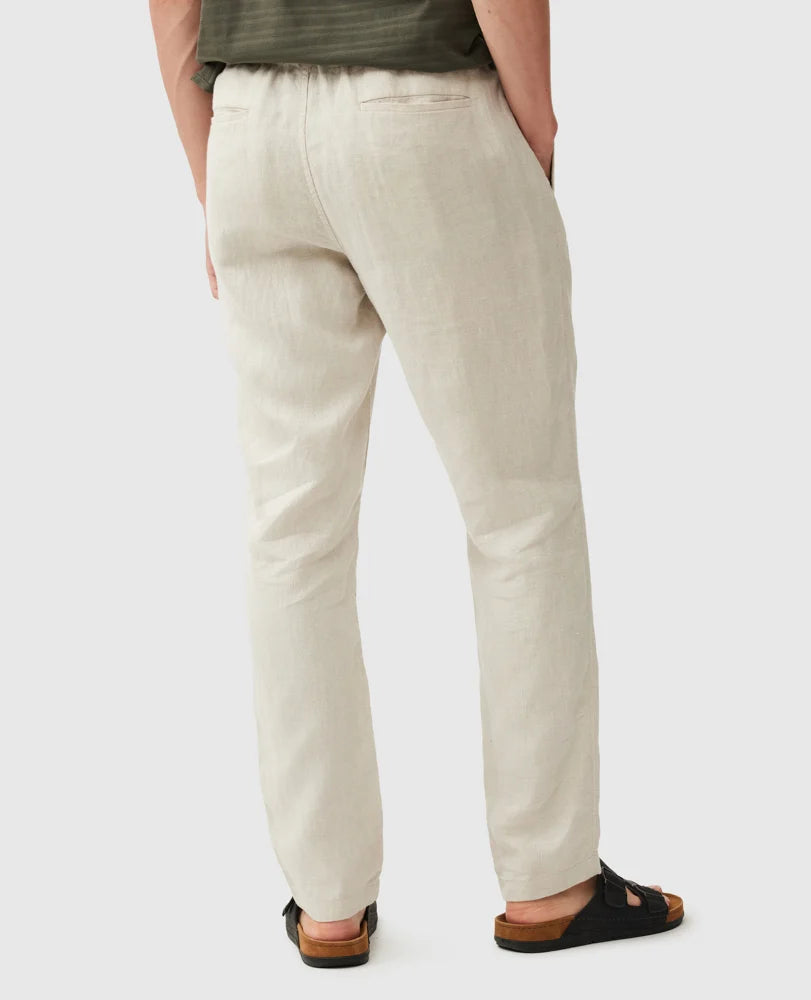 Linen Resort Pant - Oatmeal