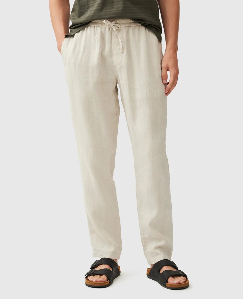 Linen Resort Pant - Oatmeal