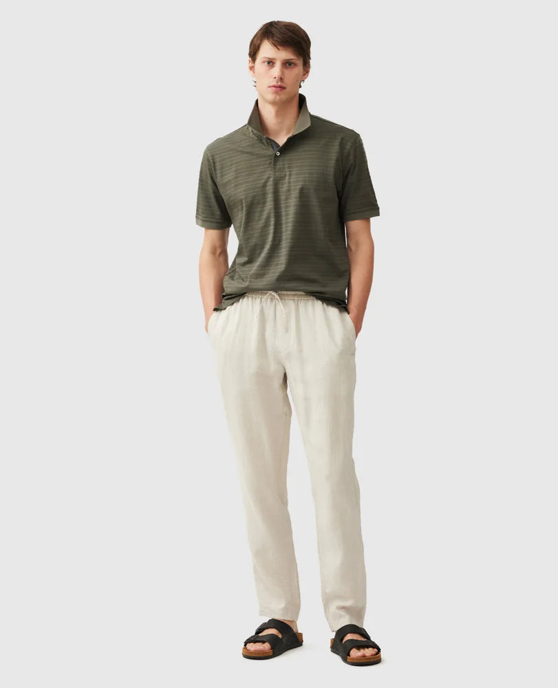 Linen Resort Pant - Oatmeal