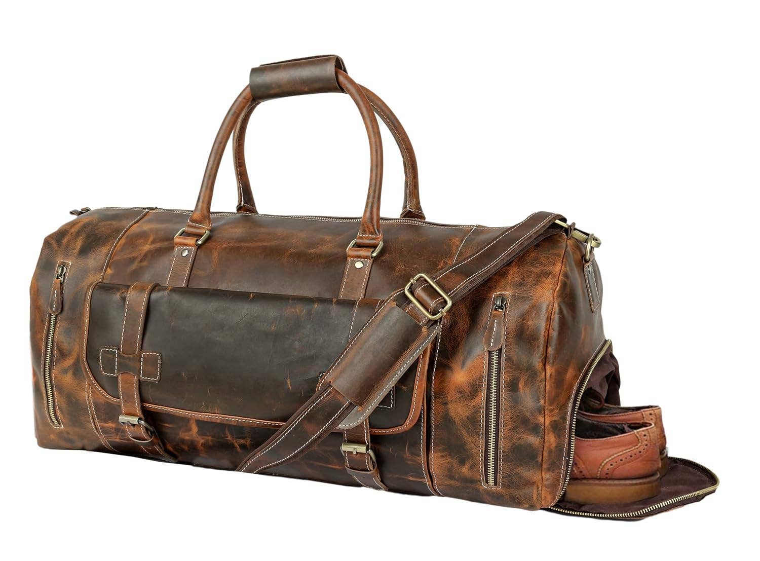 Leather Weekender Bag