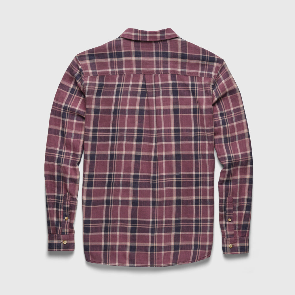 Twill Plaid Shirt - Mulberry