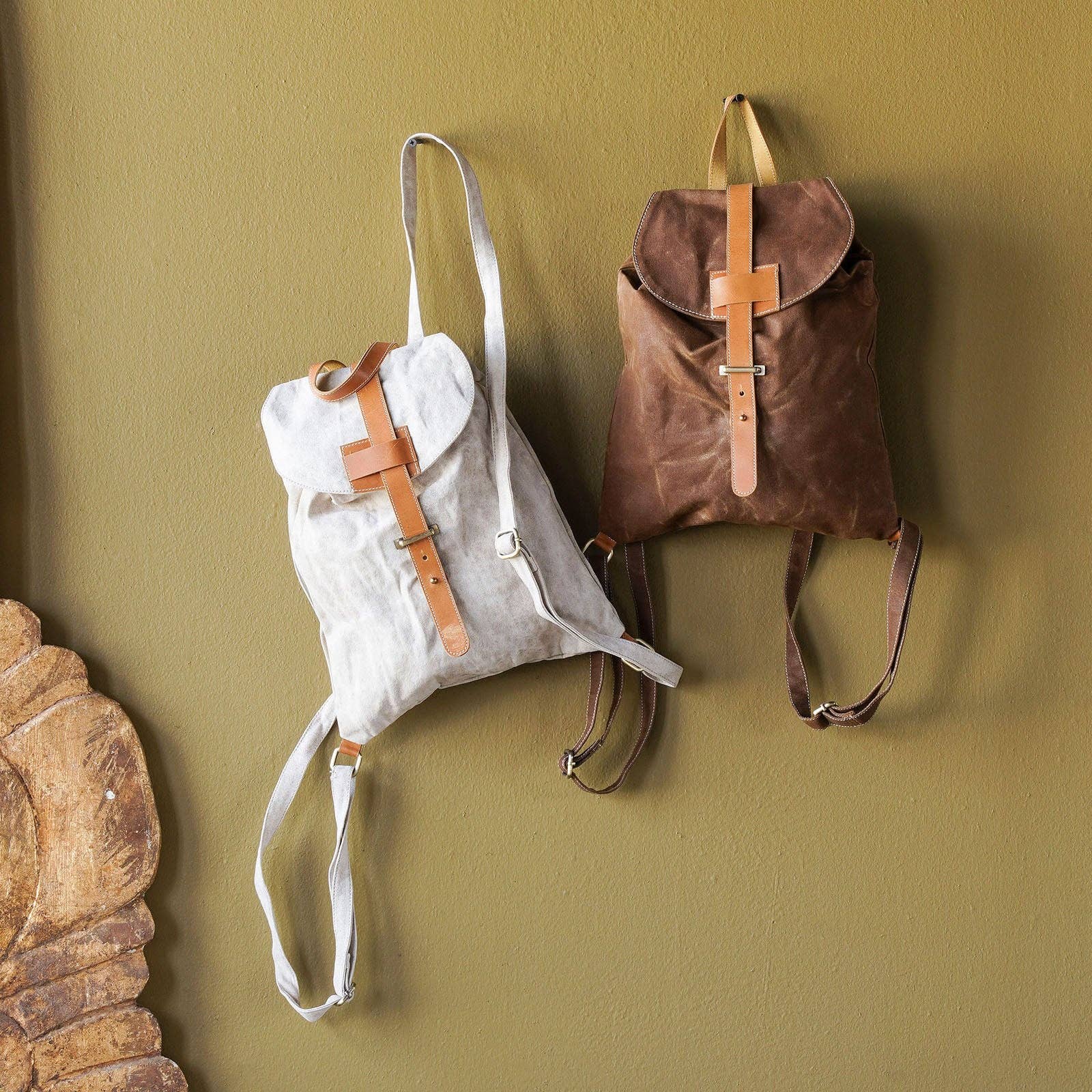Upcycled Tent Tarp Study Bag