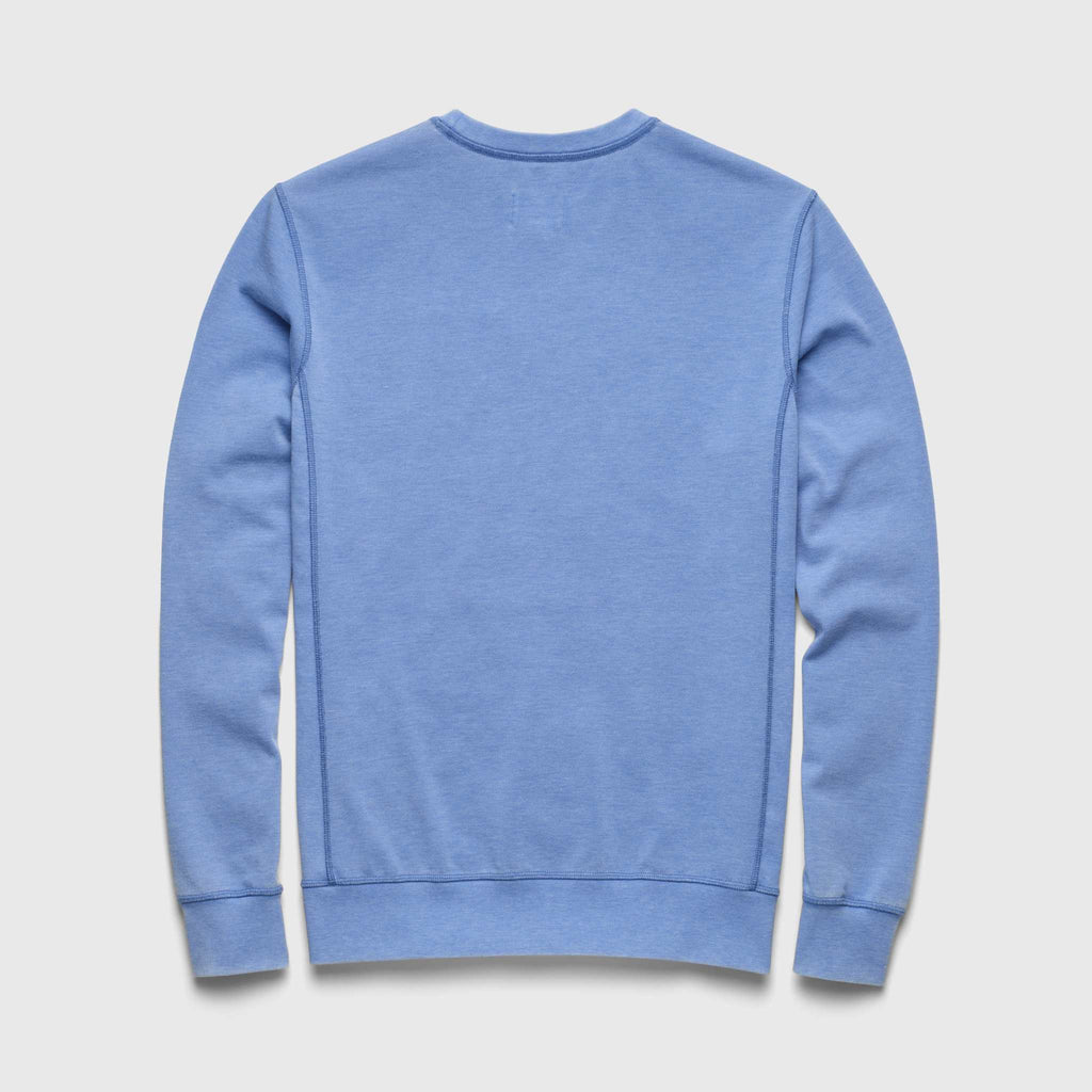 Devoré Crewneck - Wedgewood Blue