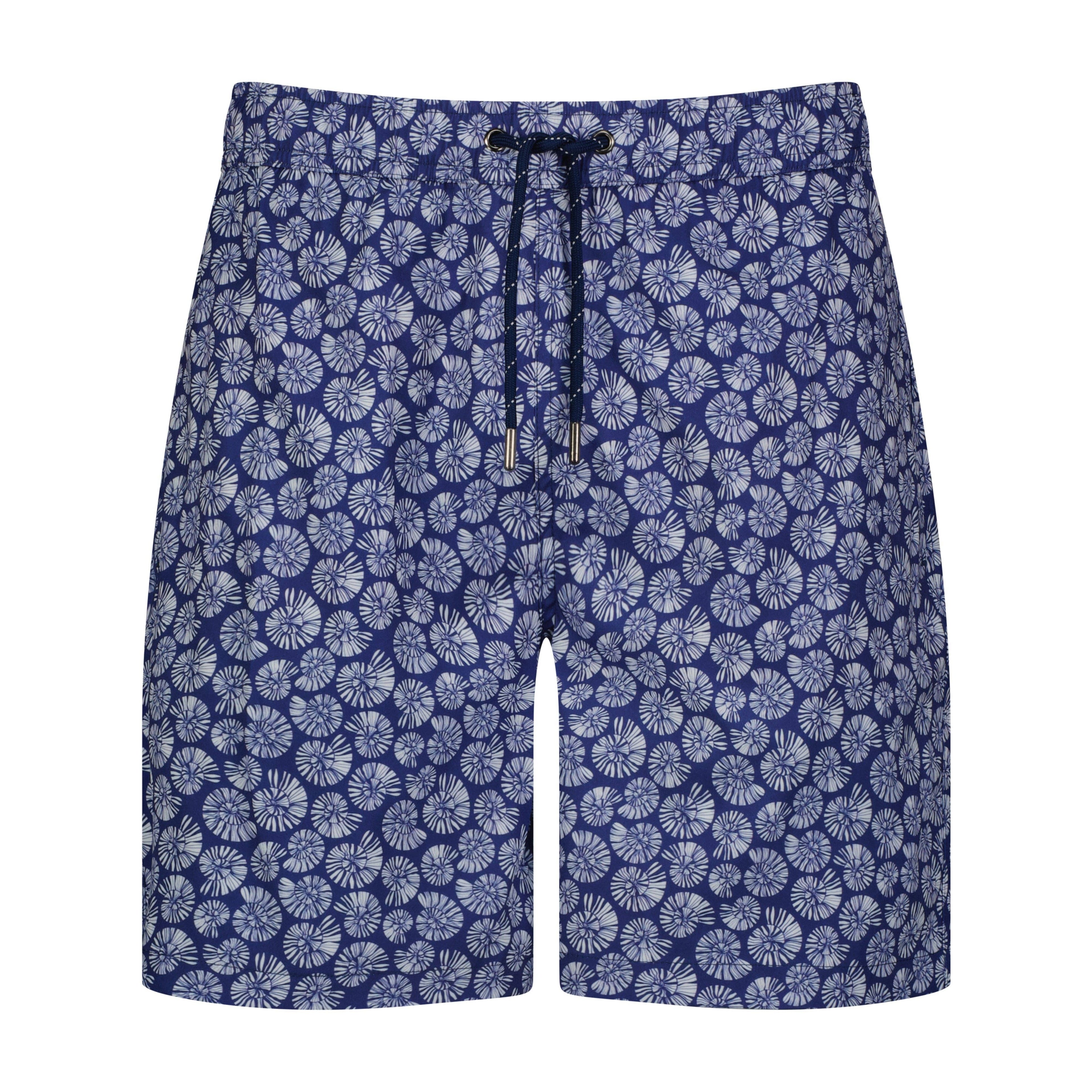 Navy Nautilus Trunks