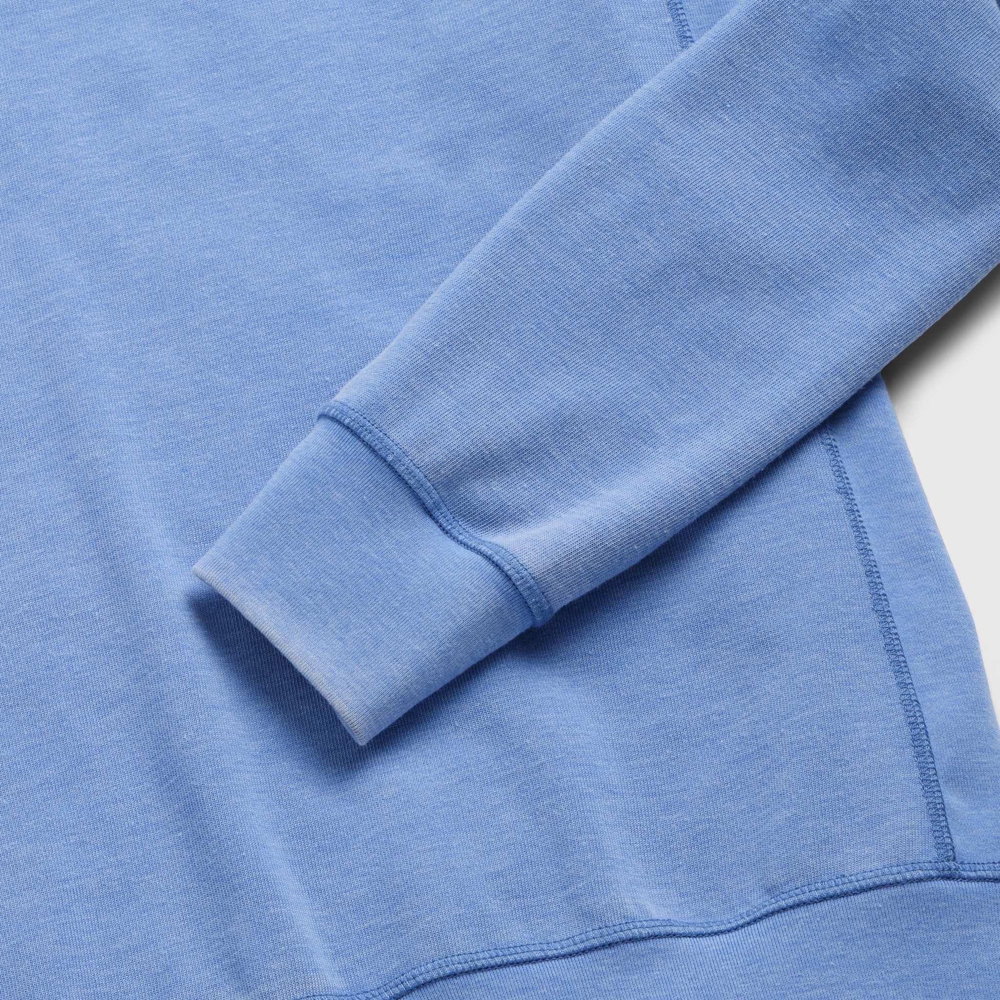 Devoré Crewneck - Wedgewood Blue