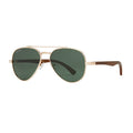 BP10364 - Mav - Gold + Walnut Wood Sunglasses