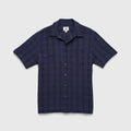 Textured Navy Stripe Shirt