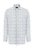 Blue Morning Flowers Shirt