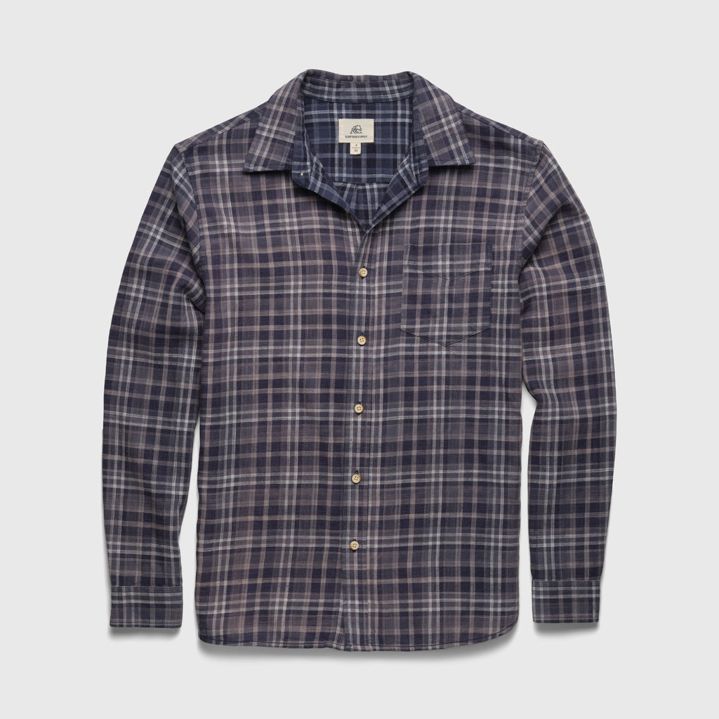 Twill Plaid Shirt - Susquehanna