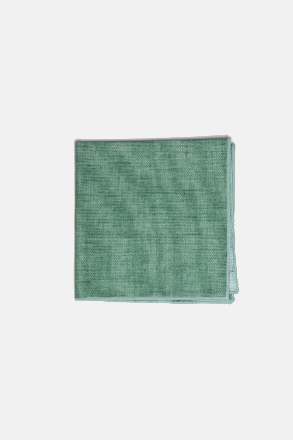 Island Green Linen Pocket Square