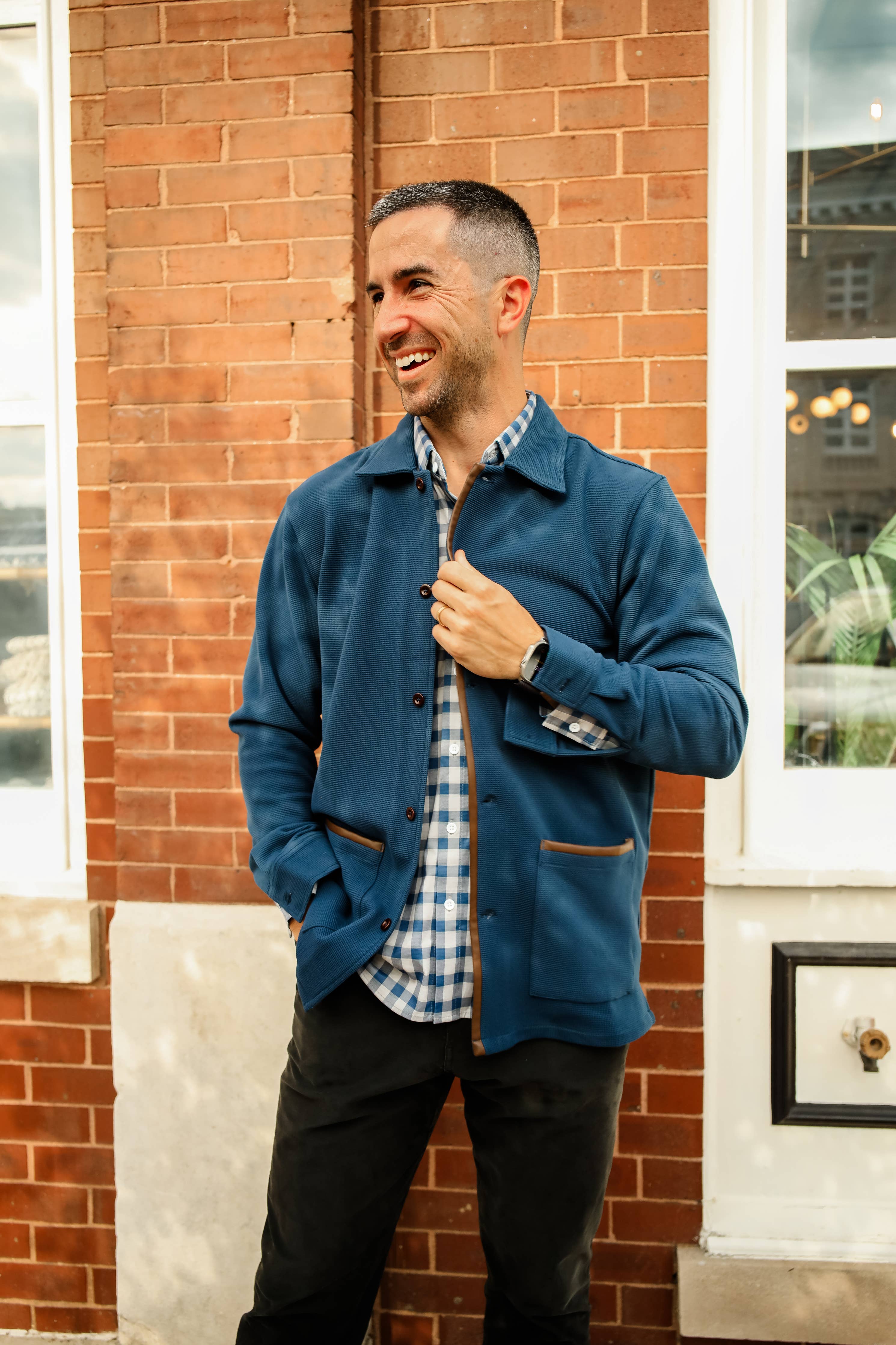 Waffle Cardigan