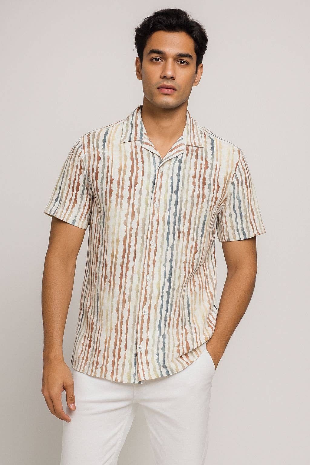 Volant Stripe Shirt