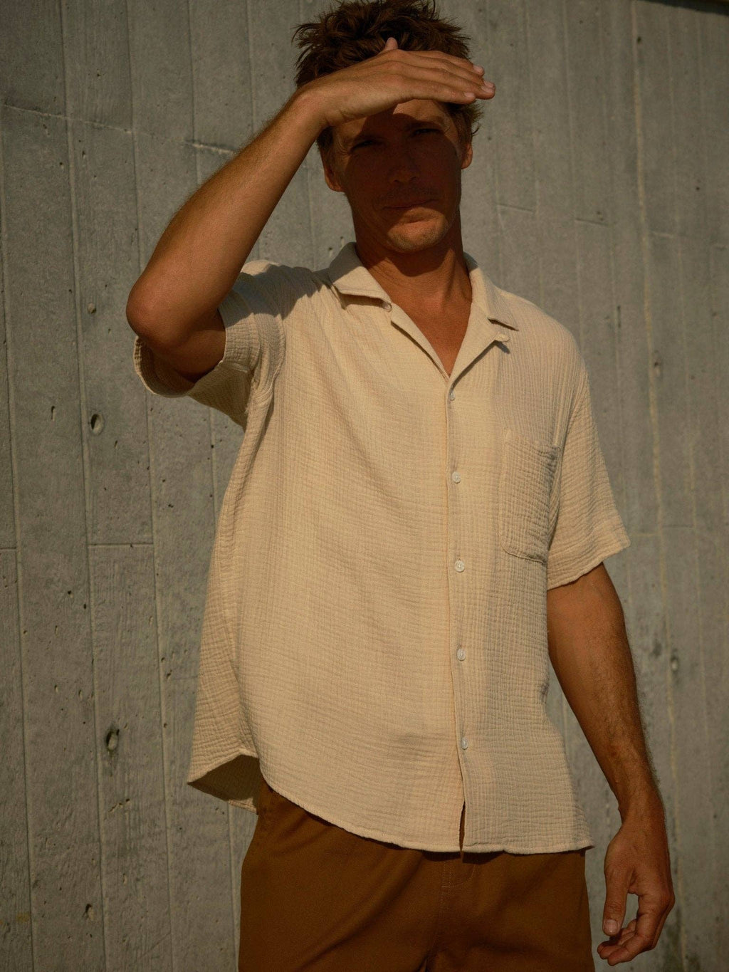 Cosmo Shirt Short Sleeve Shirt - Oat