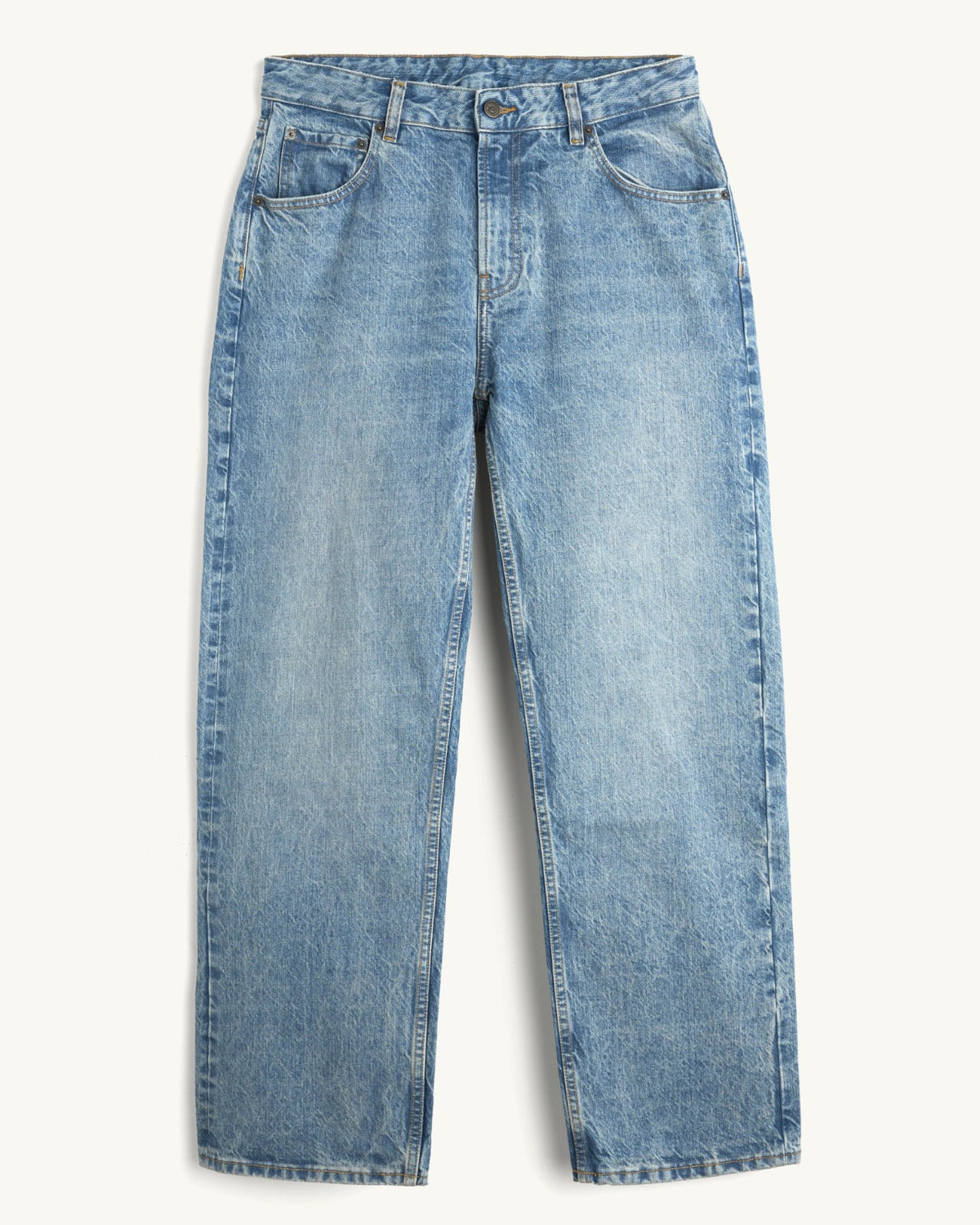 Organic Selvedge Jeans - Bleach Wash